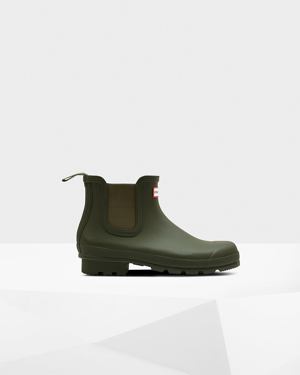 Botas Chelsea Original Hunter Hombre - Verde Oscuro Oliva - 879051MTO